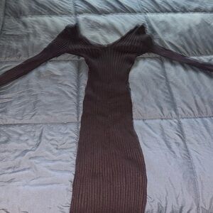 Fashion nova maxi dress long sleeve